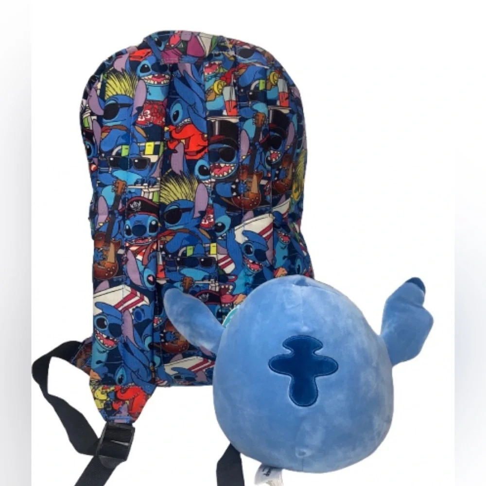 Disney loungefly Lilo & Stitch Backpack excellent condition and NWT squismellow - Picture 3 of 4